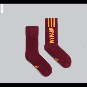 IVY PARK X ADIDAS Burgundy Socks